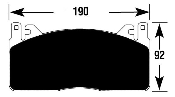 Porterfield Brake Pads for 2016 FORD MUSTANG Shelby GT350
