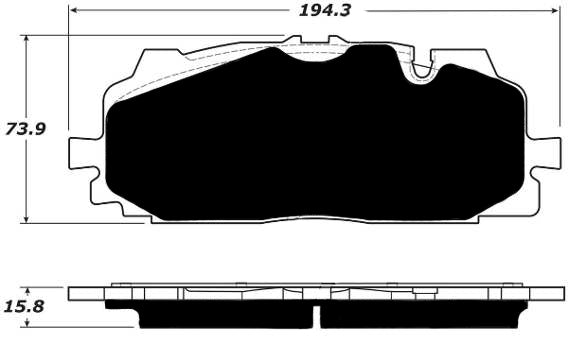 Porterfield Brake Pads for 2019 AUDI S4