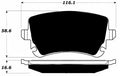 Porterfield Brake Pads for 2008 AUDI A6 Quattro - 4.2L V8