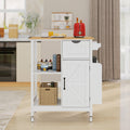 Kitchen Island Cart with Mobile Storage