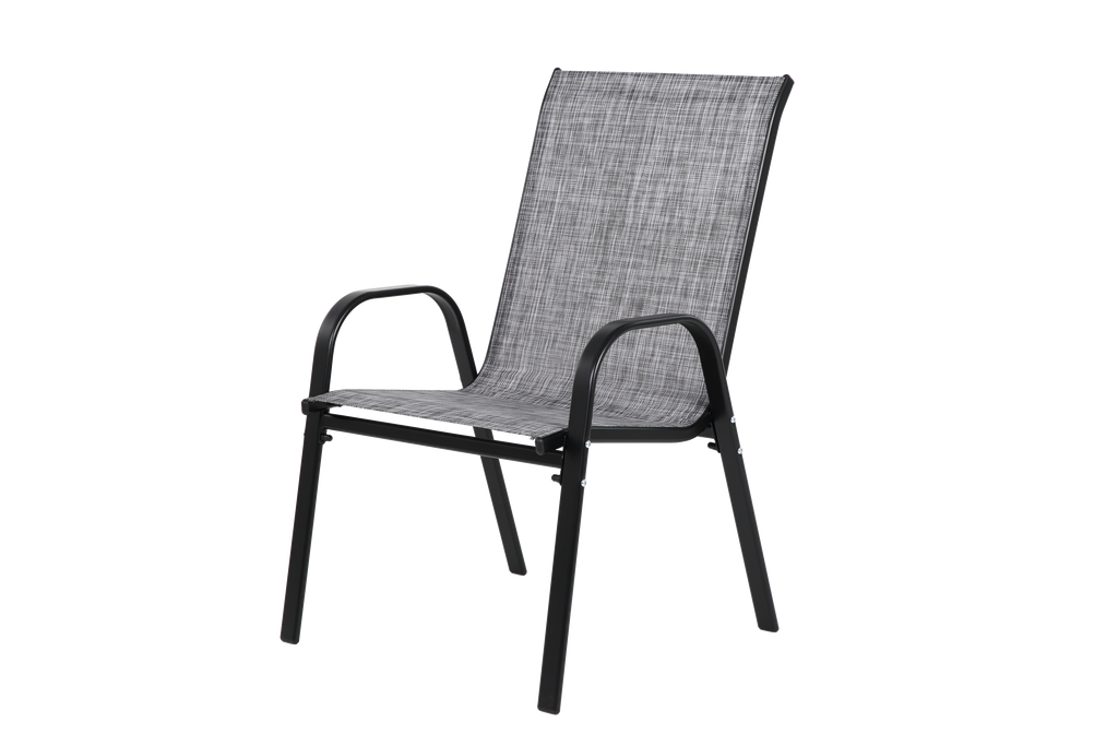 8 Piece Patio Chairs - Outdoor Camping Chairs with Breathable Fabric