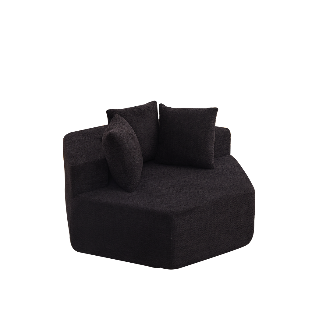 54-Inch Modern-Style Hexagonal Lounge Chair