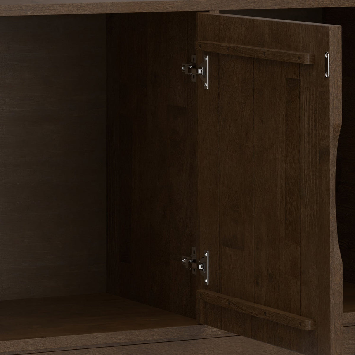 Harper 60 Inch Wide Solid Wood Sideboard Buffet