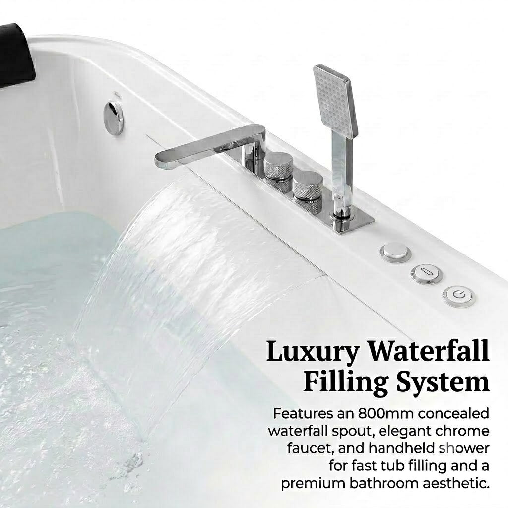 Condris 67" x 35" Whirlpool Bathtub