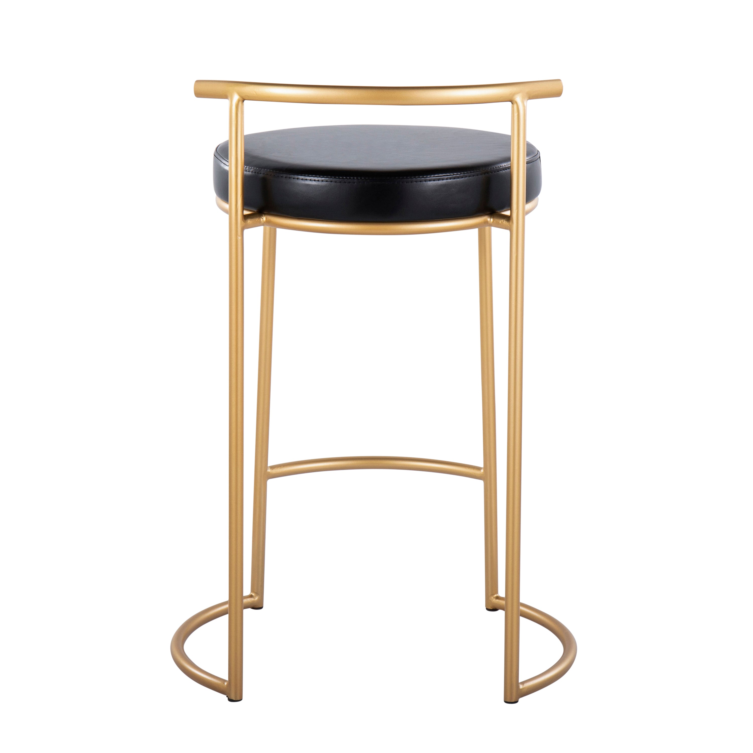 Round 26" Contemporary Fixed-Height Counter Stool