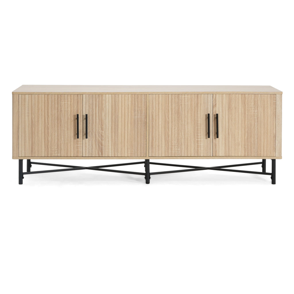 Functional 4-Door TV Cabinet
