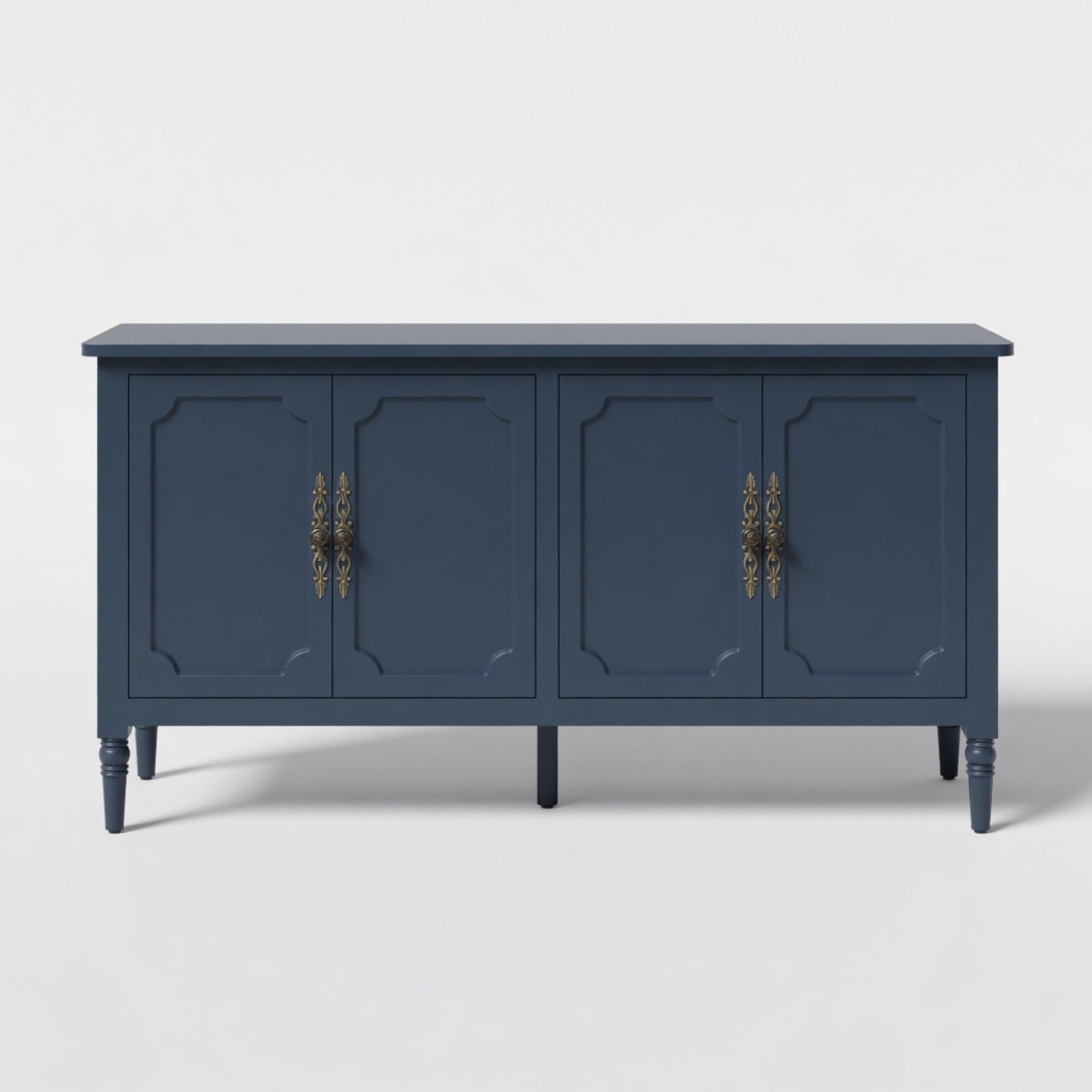 58.9" Blue Buffet Cabinet
