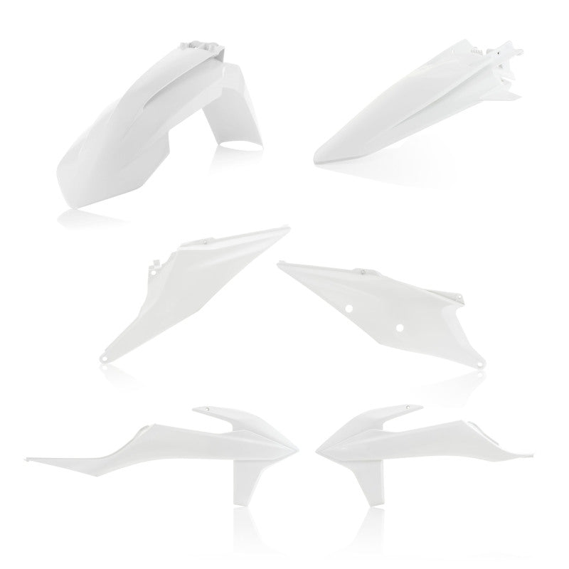 Acerbis 19-22 KTM 125-450 SX/ SX-F/ XC-F/ XC/ XC-tpi Plastic Kit - White 2726500002