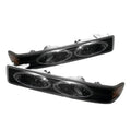 SPYDER Xtune Chevy S10 / Blazer 98-00 Amber Reflector Bumper Lights Black CBL-CS1098-YD-BK-AM 5014702