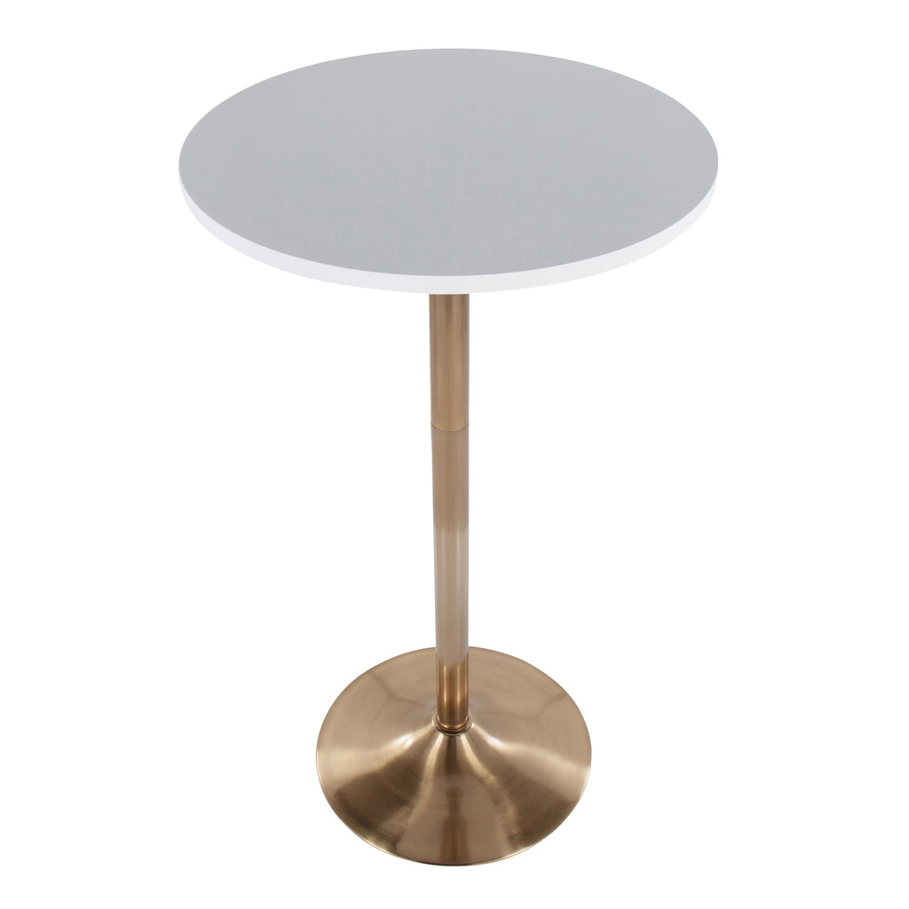 Contemporary Adjustable Dining or Bar Table