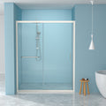 48" W x 72"H Single Sliding Bypass Shower Enclosure