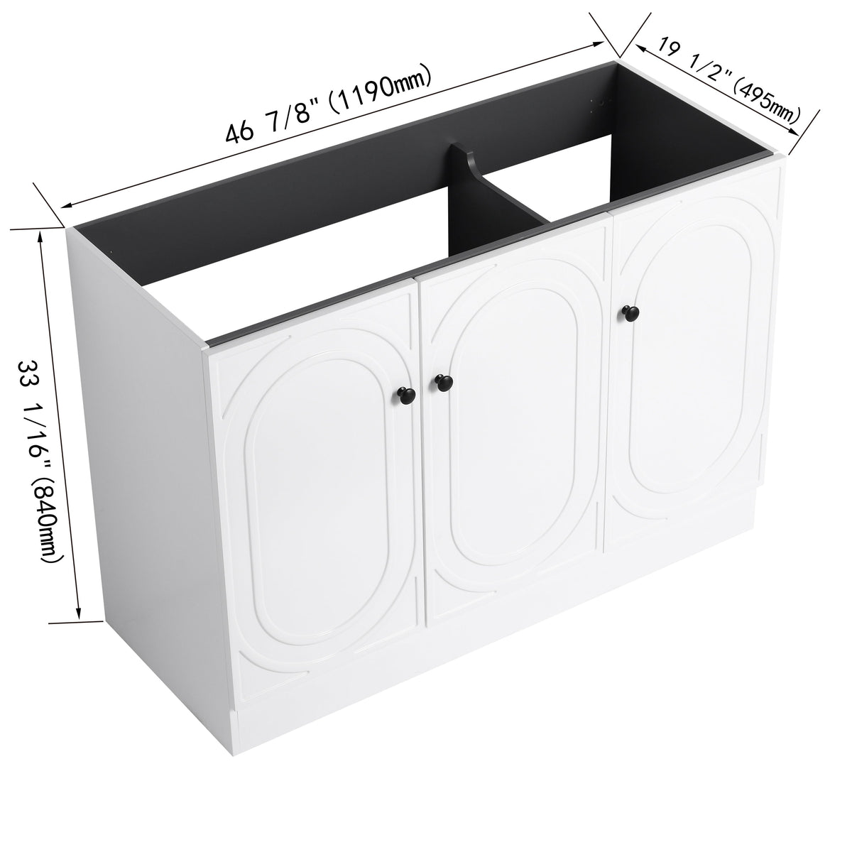 48" Freestanding Bathroom Vanity