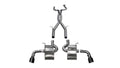 Corsa 16-18 Chevy Camaro SS Xtreme 2.75in Cat-Back Dual Rear Exit w/ Single 4.5in Black PVD Tips 14773BLK