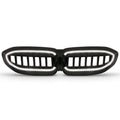 ANZO 19-22 BMW 3 Series Black Housing Full LED Front Grille w/ Initiation & Running Light 901027