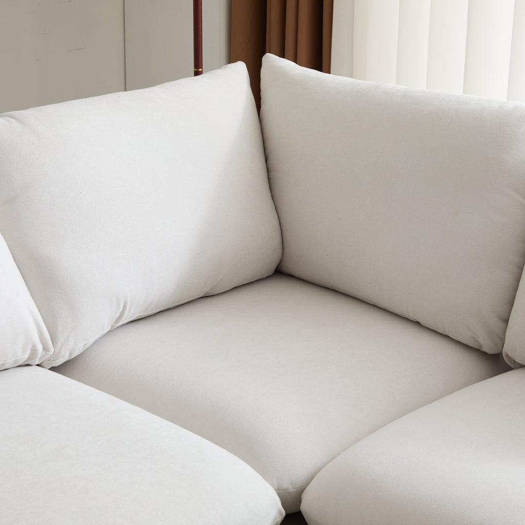 99 Inch Oversize 5-Piece L Shaped Sectional Sofa