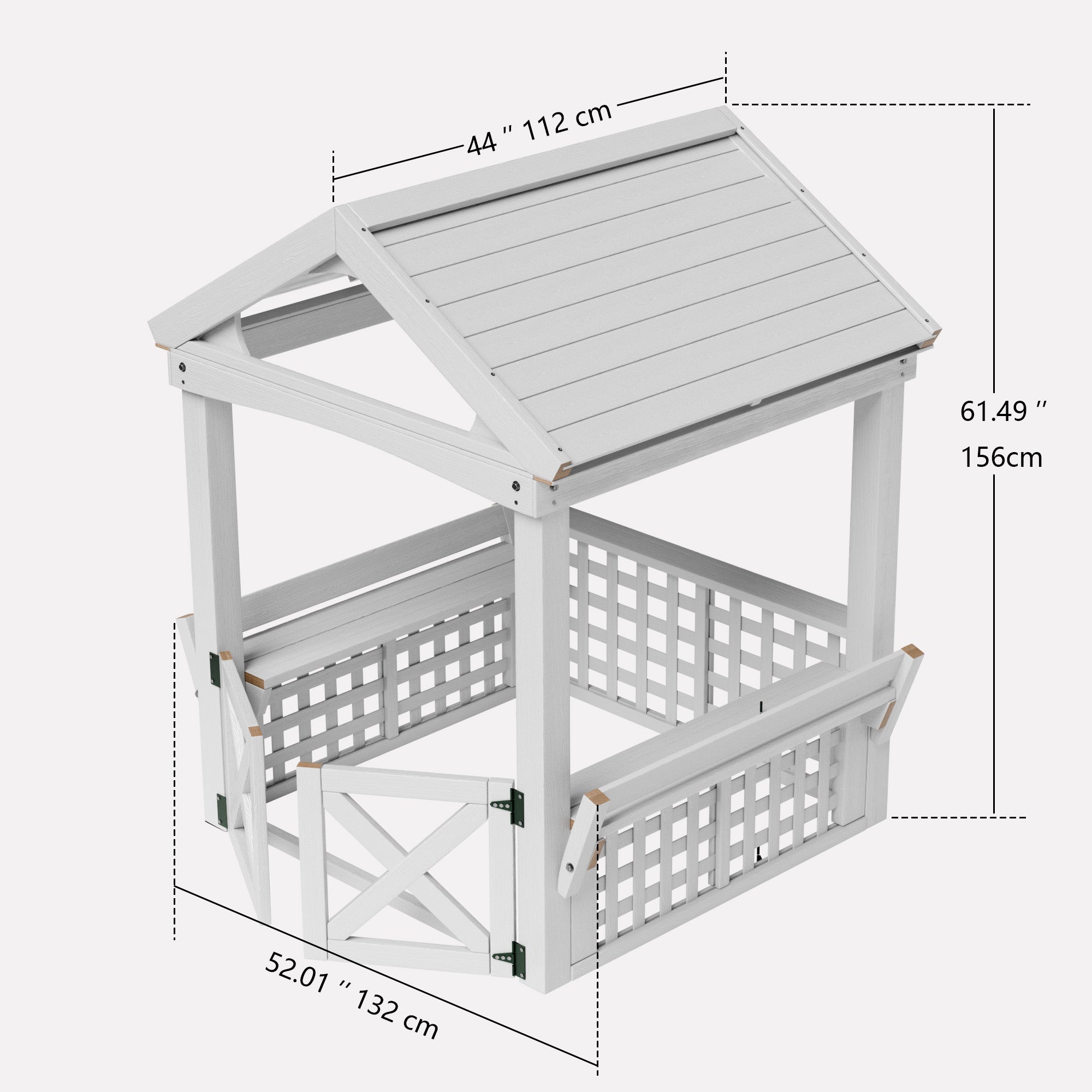 Modern Outdoor Wooden Playhouse for Children