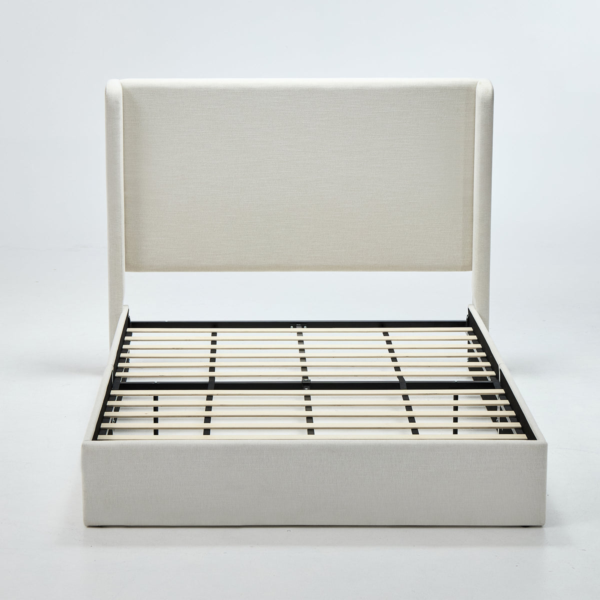 Carmen Upholstered Wingback Bed - California King