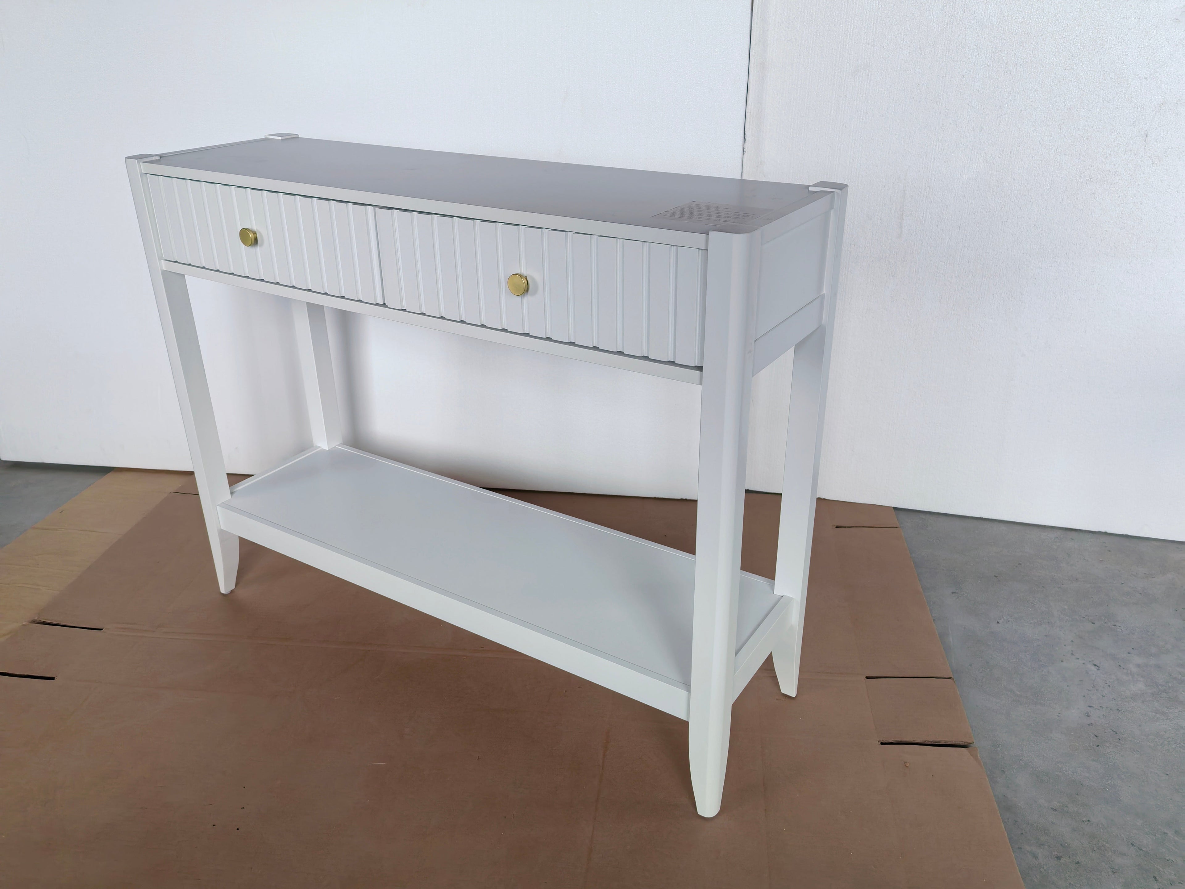 29.53" Tall Console Table with Drawers