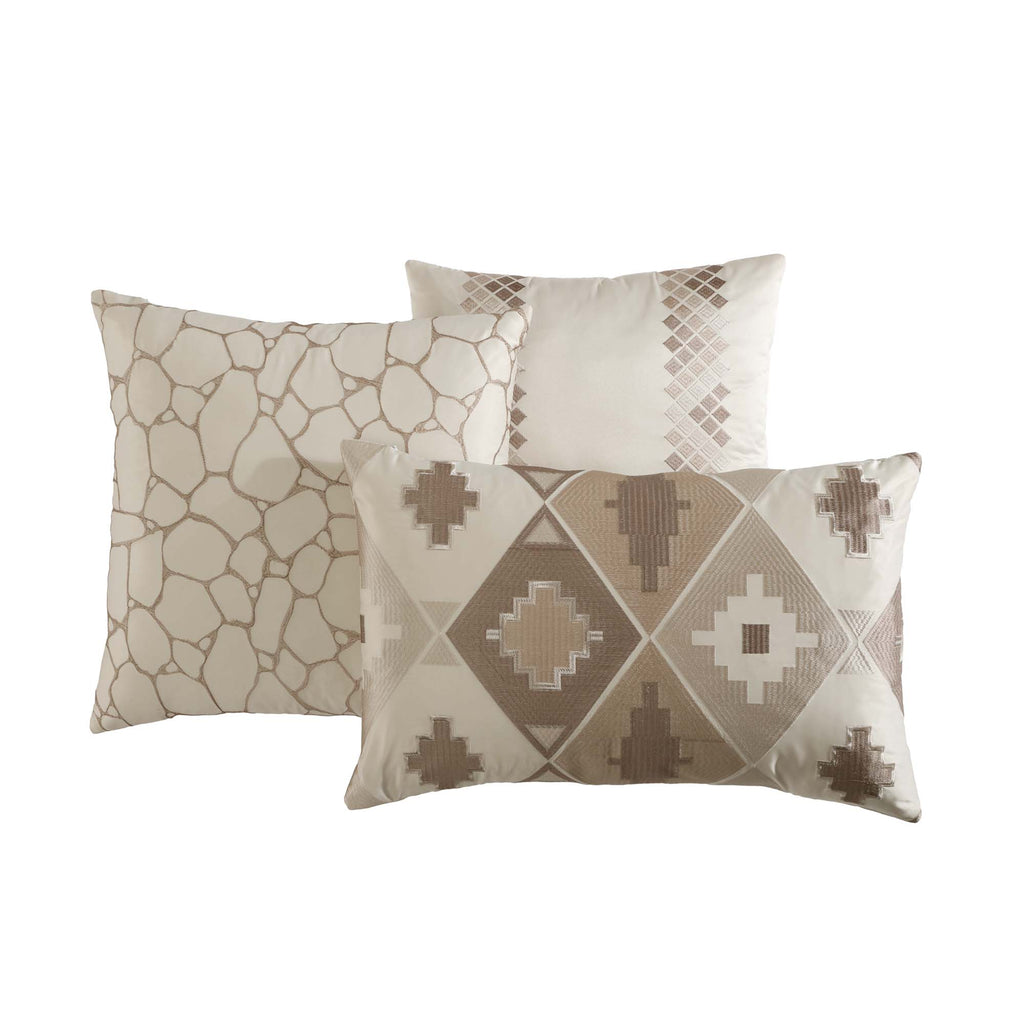 Milan 10 PC W Coverlet King Comforter Set