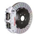 Brembo 25+ BMW X3 30 xDrive/BMW X3 M50 xDrive Fr GT BBK 6 Pist Cast 405x34 2pc Rotor Drilled- Silver 1N1.9552A3