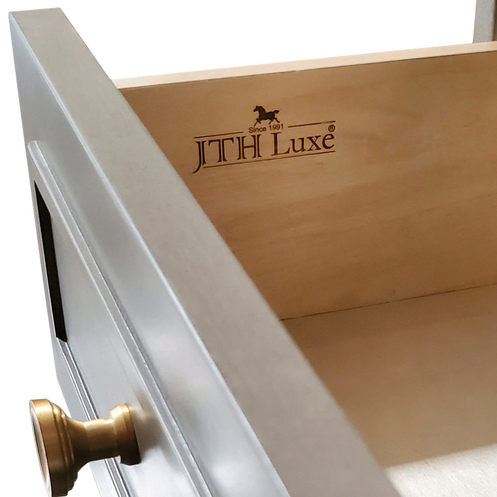 Dauphin Handpainted Entryway Storage Cabinet