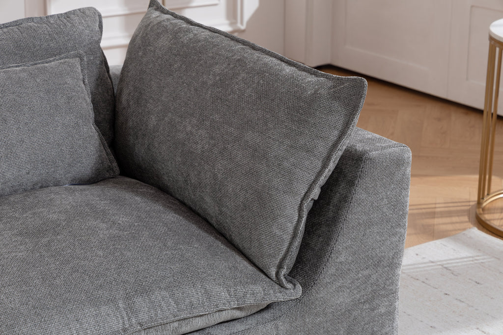 74.8" Cloud Couch Oversized Modular Sectional Sofa