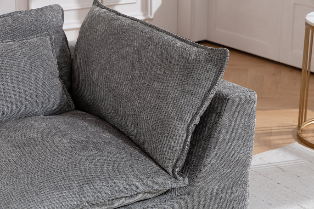 74.8" Cloud Couch Oversized Modular Sectional Sofa