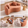 LY-042 S-Curved Chenille Sectional Sofa