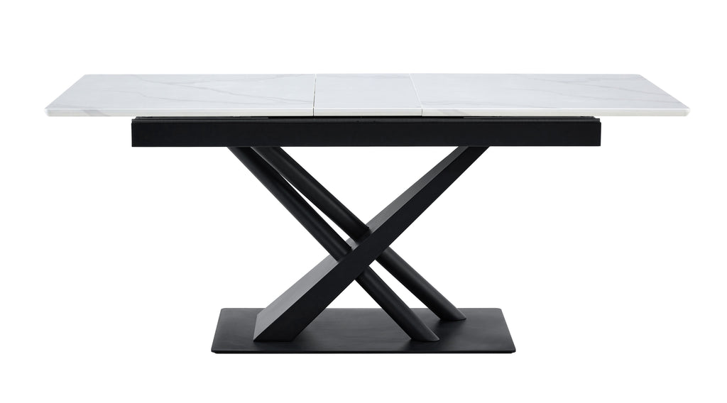 Modern Dining Table with Extendable Functionality