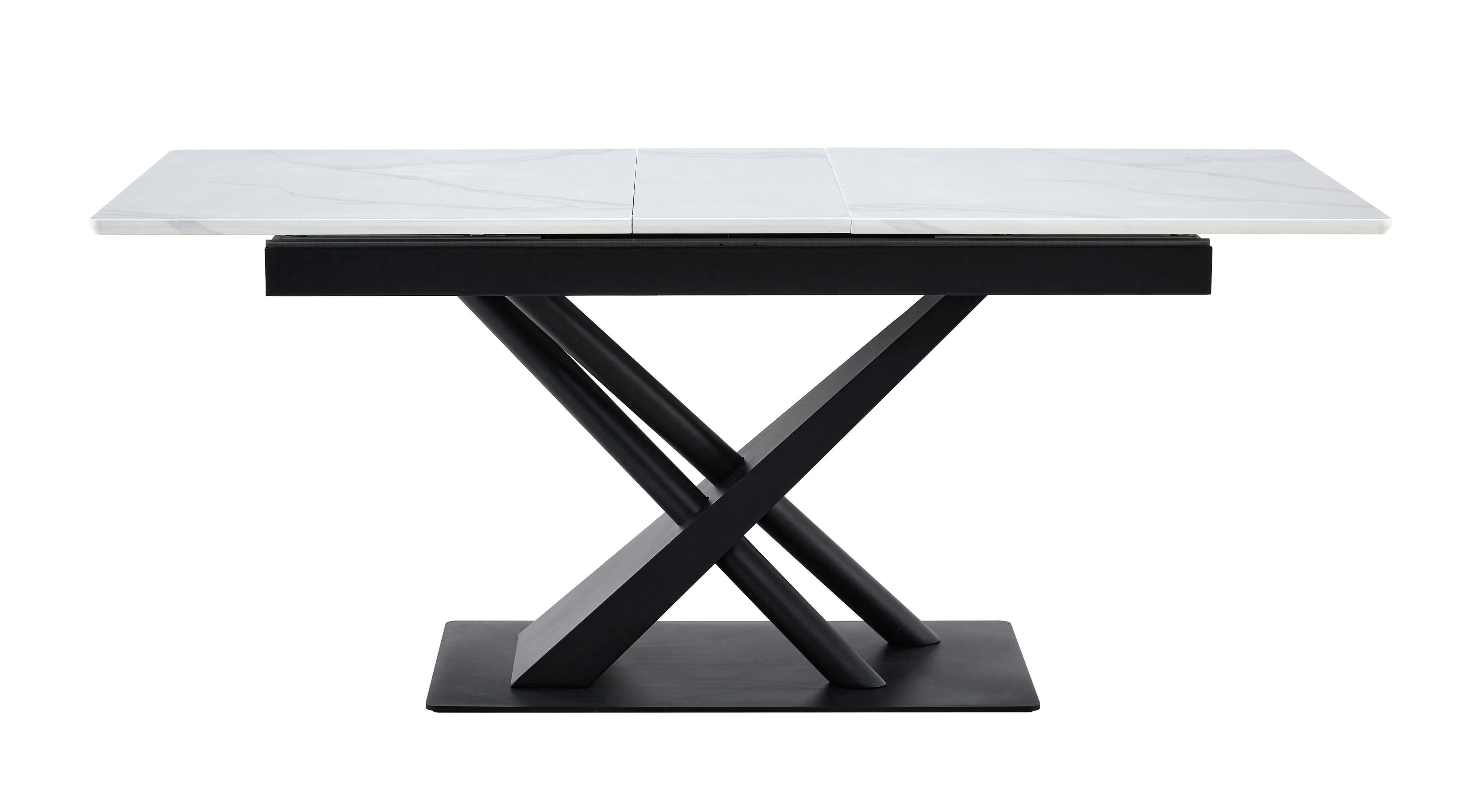Modern Dining Table with Extendable Functionality