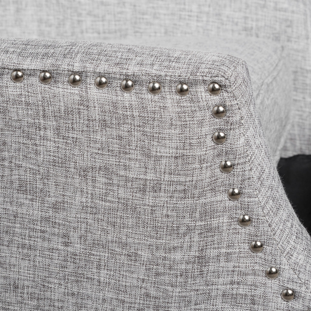 Modern Fabric Pushback Recliner Chair