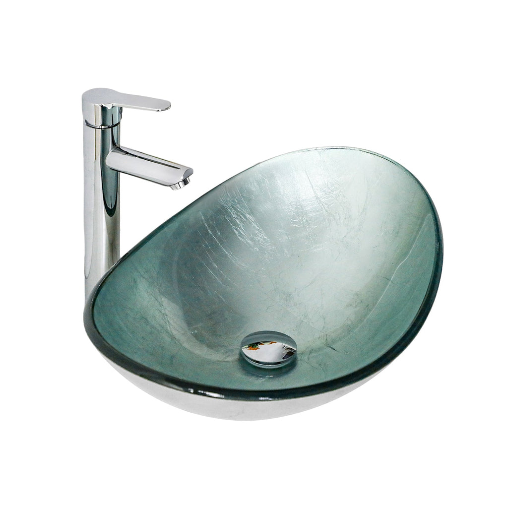Bathroom Artistic Tempered Glass Sink