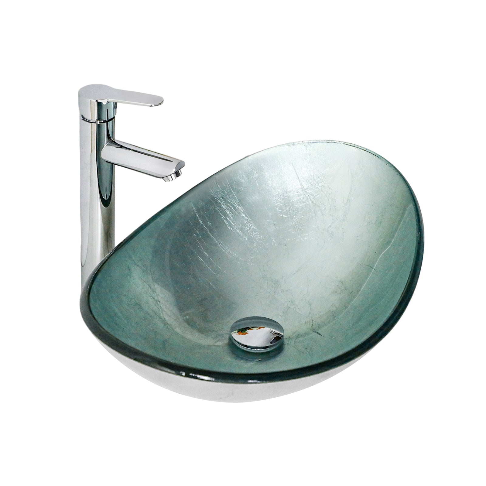 Bathroom Artistic Tempered Glass Sink