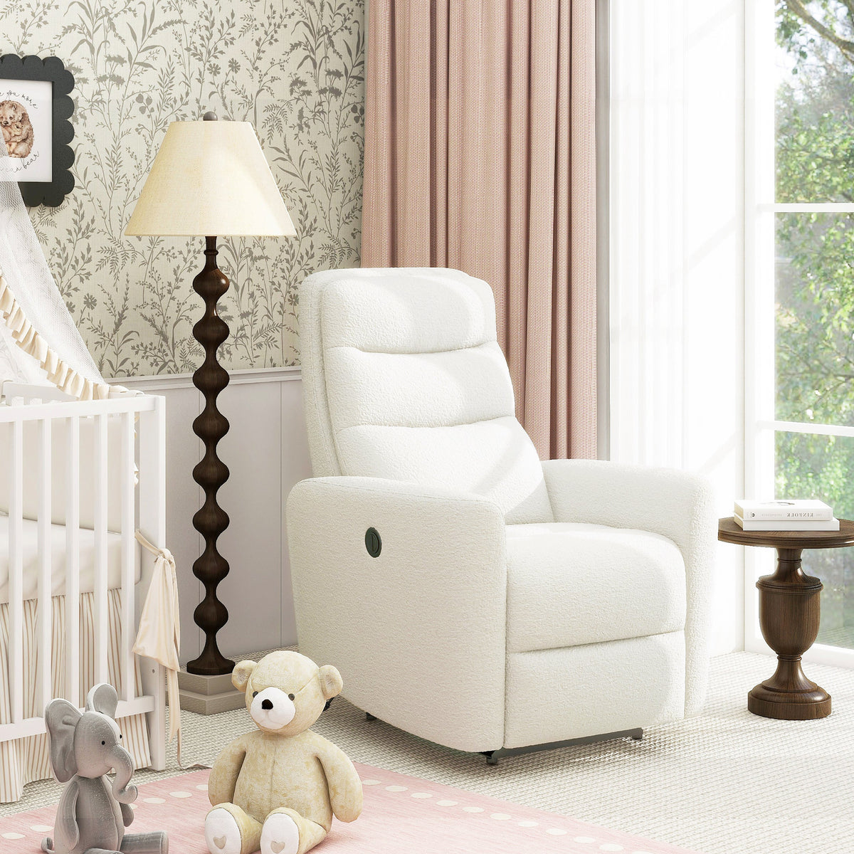 Bloomy 35.5" High-Back Power Recliner Motion Chair