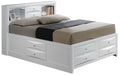 Stylish Contemporary Queen Storage Bed