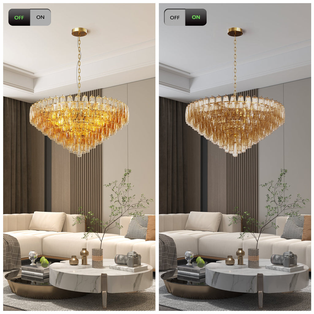 37" Extra Large Chandelier, 14-Light