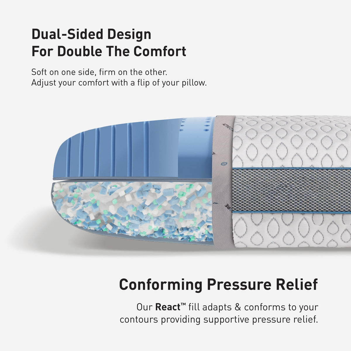 BedGear Frost Performance® Pillow, Size 2.0