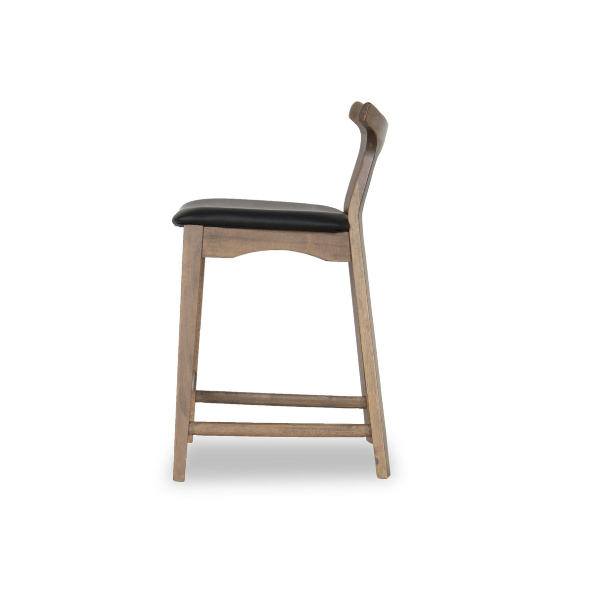 Hester Solid Wood Upholstered Square Bar Chair (Set Of 2)