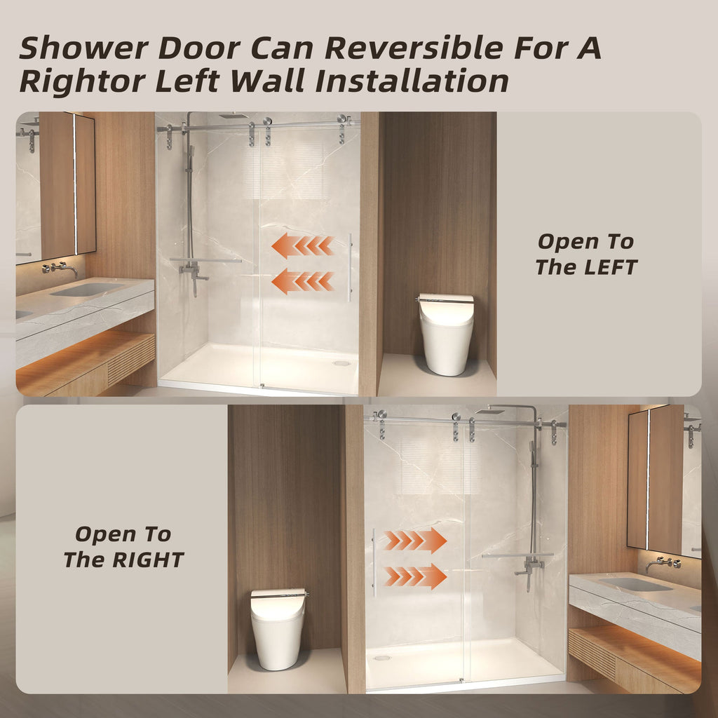 Frameless Sliding Shower Door