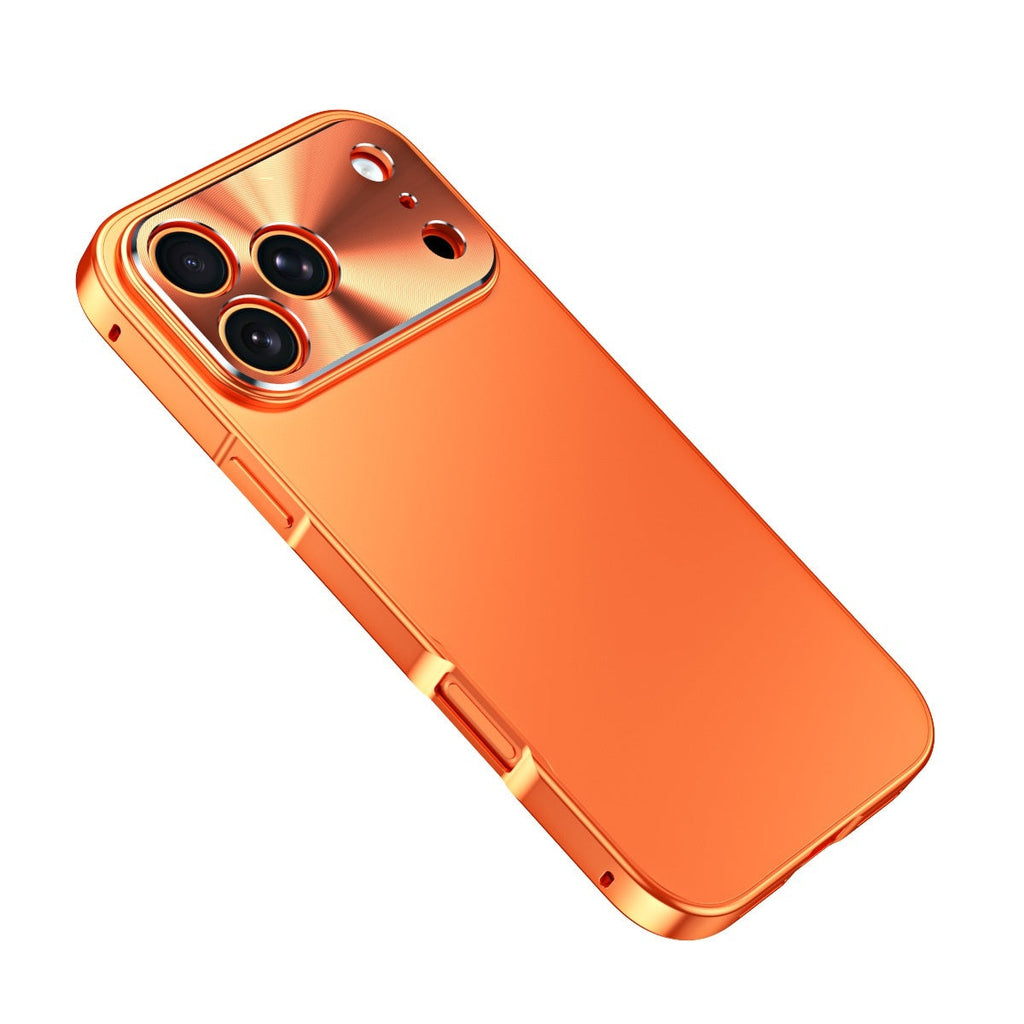 Solid Color Minimalist Metal Anti Drop Phone Case