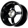 Advan TC4 18x10 +35 5-114.3 Racing Gloss Black and Diamond Cut Wheel YADS8K35EBF