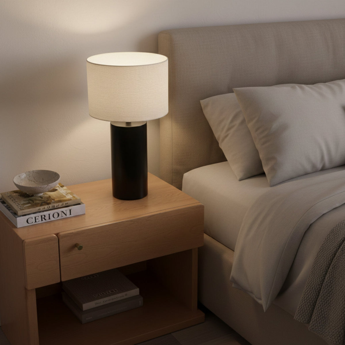 Aura Black Table Lamp