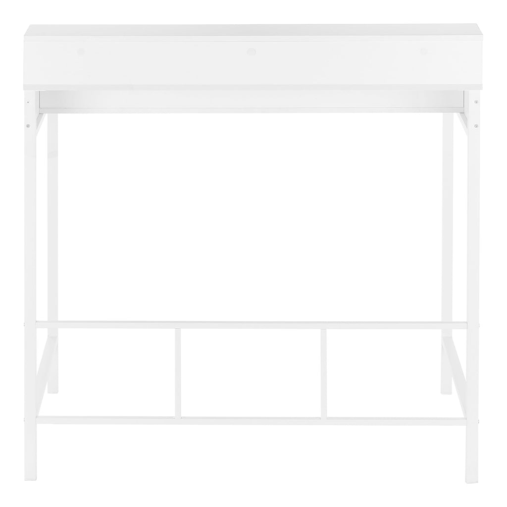 Modern Computer Desk with Storage Shelves