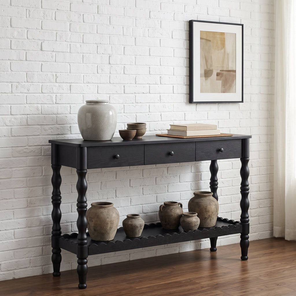 47.2'' Solid Wood Console Table for Entryway