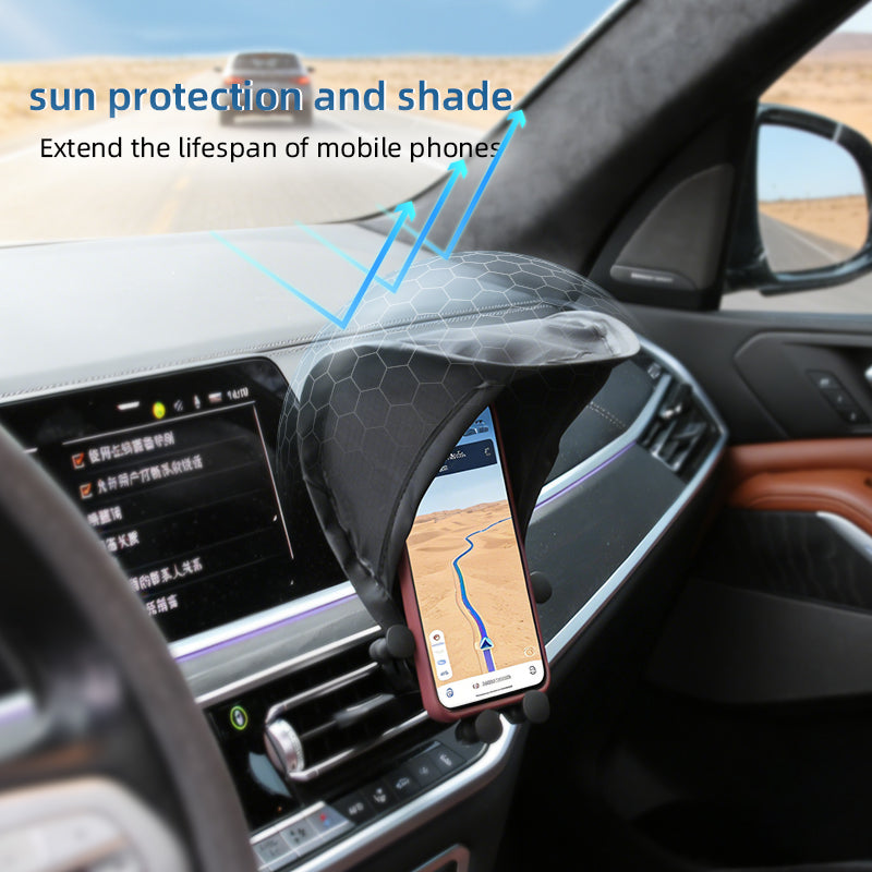 Car And Cell Phone Sun Shield Keeps In Car Units And Navigation Devices From Overheating Or Freezing Up