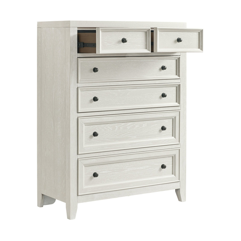 Gypsum Whitewash 6-Drawer Chest