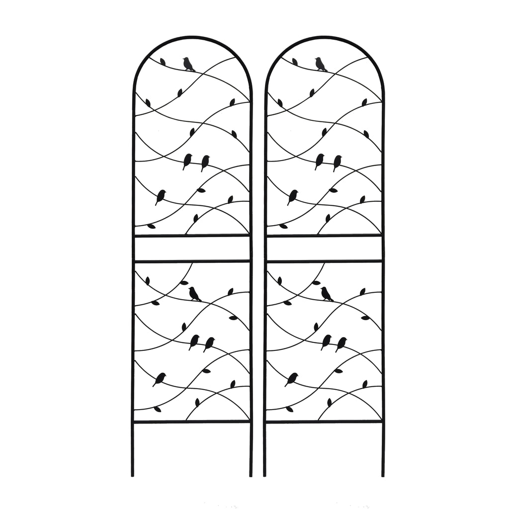 2 Pack Metal Garden Trellis 71" x 19.7"