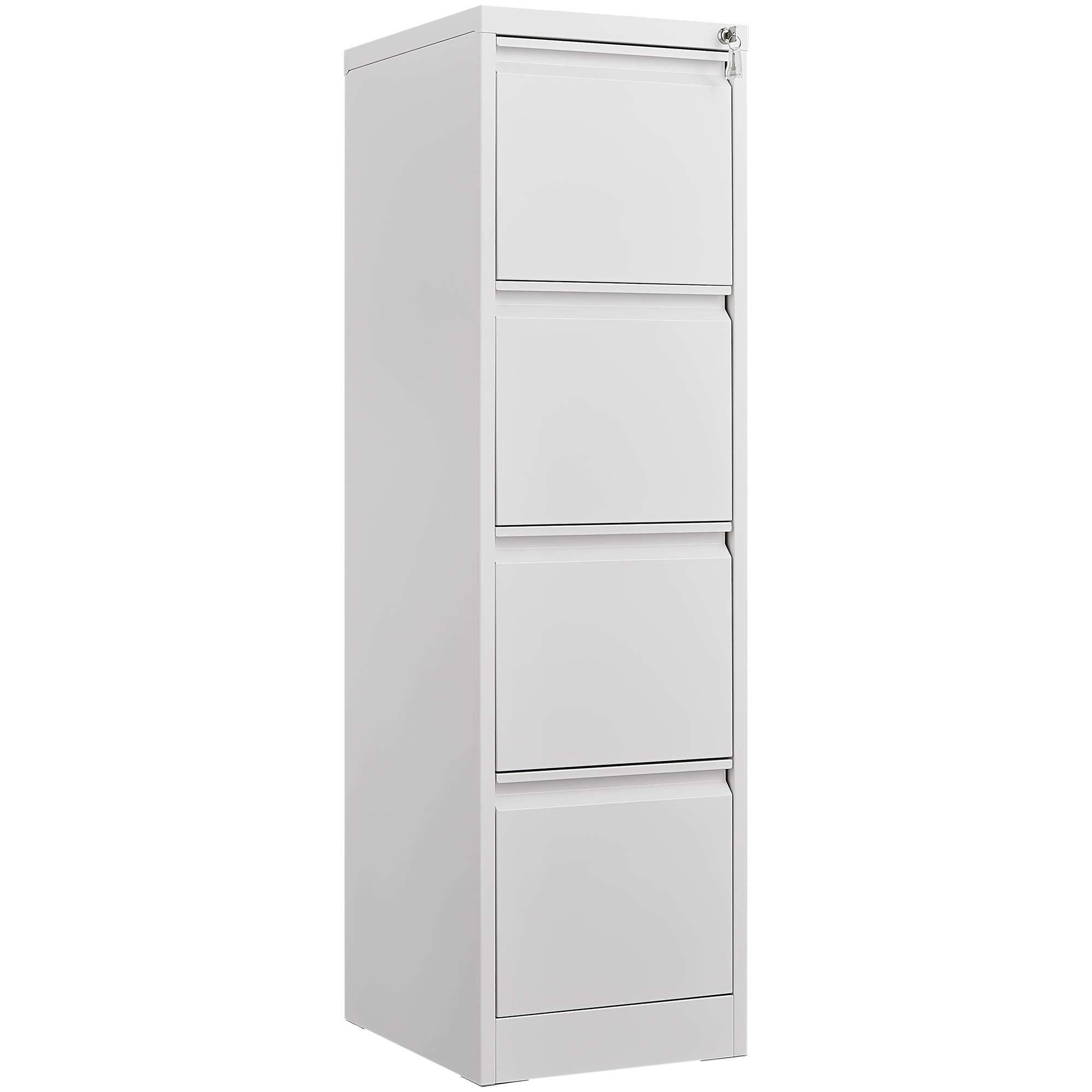 4 Drawer Vertical File Cabinet with Lock