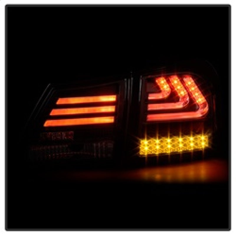 Spyder 07-11 Lexus GS 350 LED Tail Lights Black ALT-YD-LGS06-LED-BK 5082596