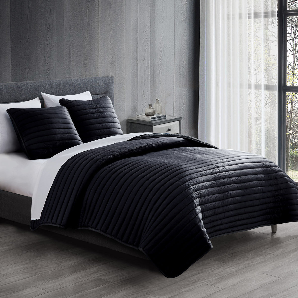 Excursion Puffer Quilted Comforter Set 2 pc Twin
